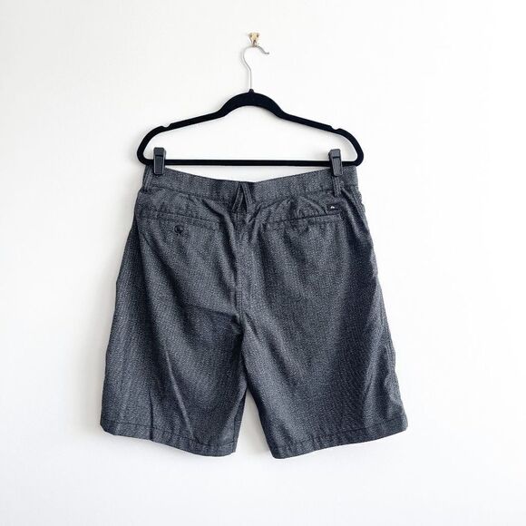 Quiksilver Mens Union Heather Shorts Black White 34 Regular - Picture 2 of 9